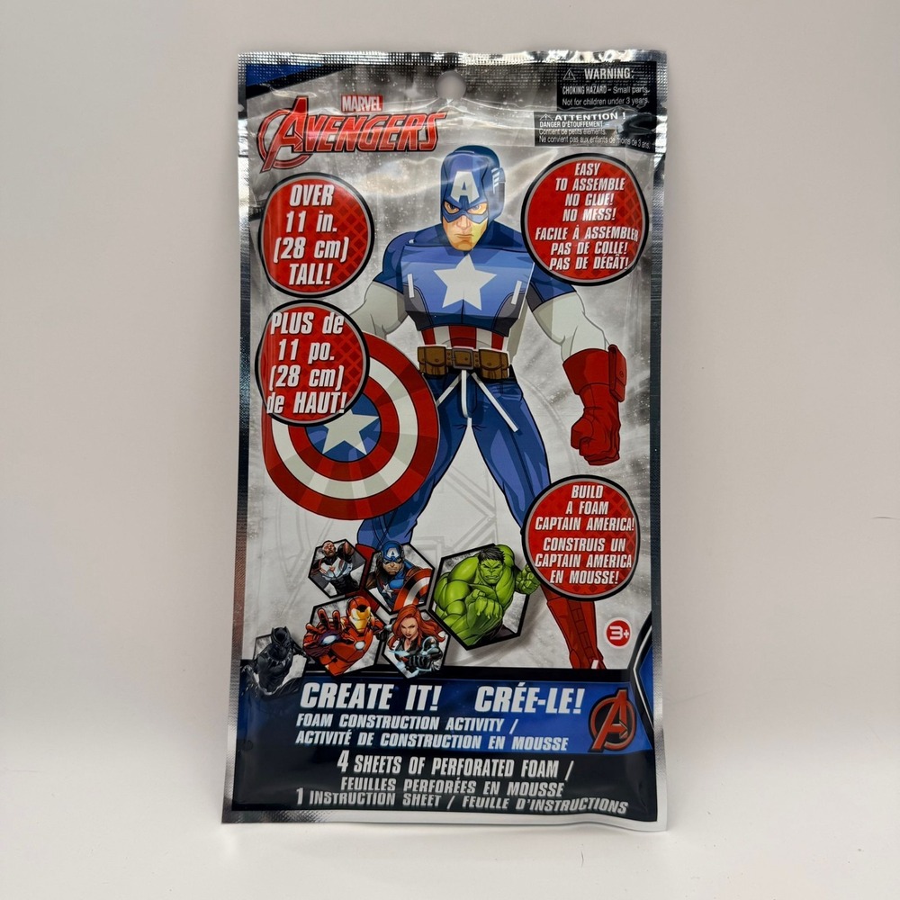 Marvel Avengers Create It Activity Set Build 3 Avengers Complete Excellent
